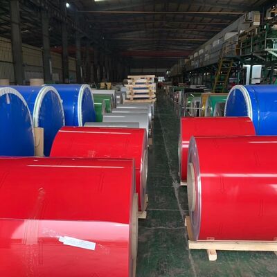 3003 H14 H22 Embossed Color Coated Aluminum Coil Decorative Gutter