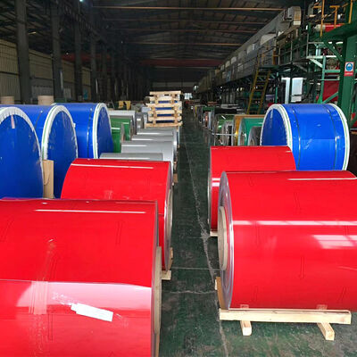 1060 3003 3004 5052 PE Pvdf Prepainted Color Coated Aluminum Coil Sheet Roll Strip