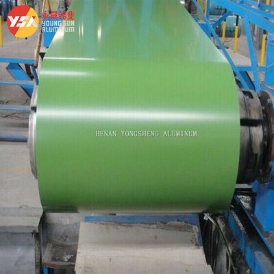 1000 3000 500 Series Color Coated Aluminum Coil 0.2-6mm UV Weather Resistant For Pipe Wrapping Building Fascia Trim Free Sample FOB Qingdao Shanghai