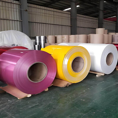 Basecoilthickness 0.12mm to 2.0mm Color Coated Aluminum Coil Featuring Coated or Uncoated Surface Used in Marine and Aerospace Applications