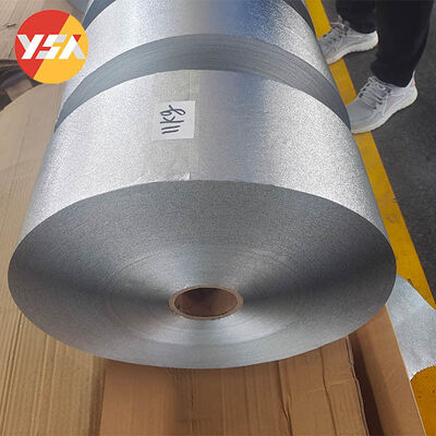 Flame Retardant Oil-Proof Silver / Gold Embossed Aluminum Foil Series 1000 3000 8000