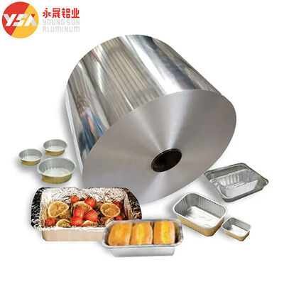 8006 Alloy H22 100mic Aluminum Foil Jumbo Roll Food Grade Container Foil