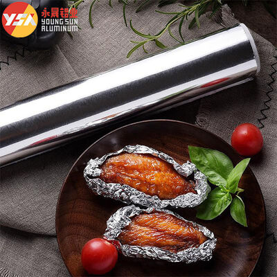 0.018x300mm Aluminum Foil Wrapper 100m Foil Roll For Kitchen Food