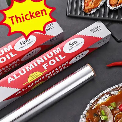 0.018x300mm Aluminum Foil Wrapper 100m Foil Roll For Kitchen Food