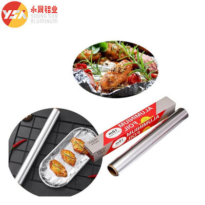 0.018x300mm Aluminum Foil Wrapper 100m Foil Roll For Kitchen Food