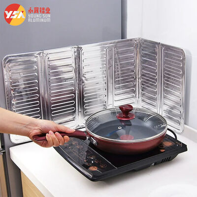 Aluminum Foil Oil Blocker Foldable Kitchen Stove Oil Blocker