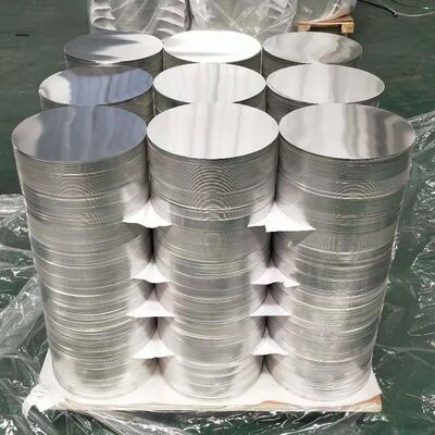 Reflective 0.7mm 0.8mm Aluminum Round Disc 1050 1060 1100 For Pot