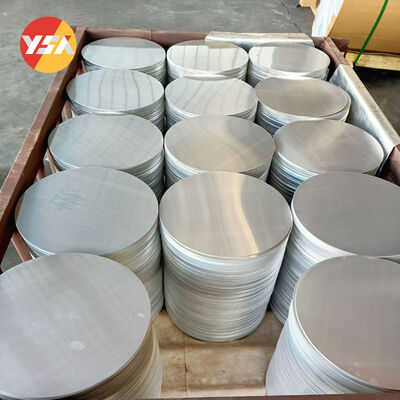 Food Grade 1050 Aluminum Circle Disc Burr Free Edge High Flatness 200mm Diameter for Cookware