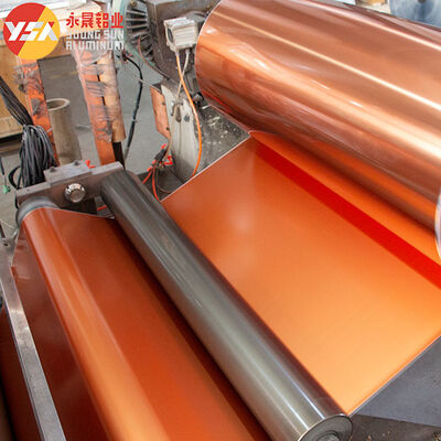 Double Sided Copper Color AL+PET Mylar Laminating Aluminum Foil