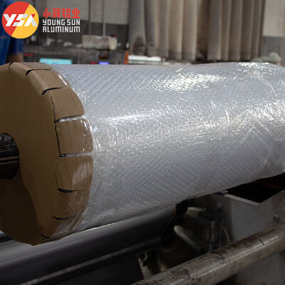 AL+PET+PVC Wood Grain Insulation Aluminium Polyester  Laminating Film