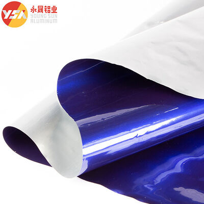 Bright Blue Aluminum Polyester Laminating Film For Packaging