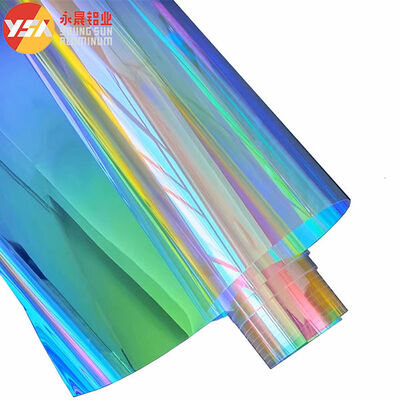 Multicolor PET Plastic Laminated Film Colorful transparent laser film