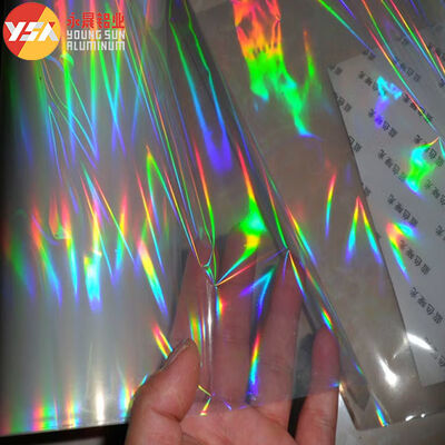 Multicolor PET Plastic Laminated Film Colorful transparent laser film