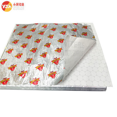 Aluminum Foil Honeycomb Greaseproof Paper Burger Wrapping Sheets For Sandwich