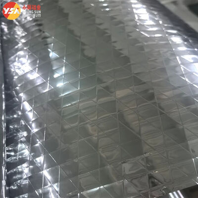 Rhombus Reinforced Aluminum Foil for Thermal Insulation Metallized Coating Polyester Film Aluminum Foil