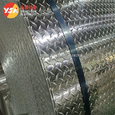 Aluminum Diamond Plate Sheet 4x8 ft 5052 Alloy 2mm ASTM B209 Tear Drop Anti Slip Tread Plate with Free Sample