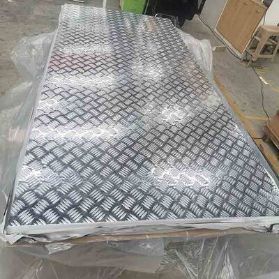 0.8mm Aluminum Checkered Plate 3003 5052 5754 Embossed Aluminium Diamond Sheet