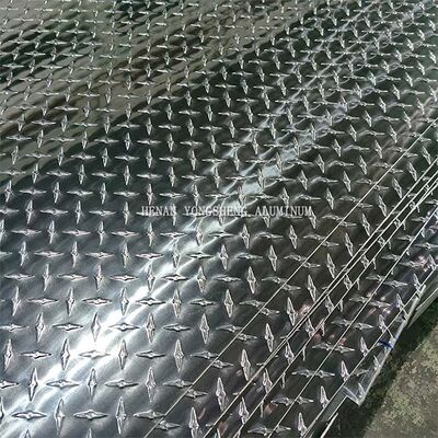 5 Bar Aluminum Checkered Plate 4x8 Sheet 3mm ASTM B209 Anti Slip Tread Plate Factory Direct