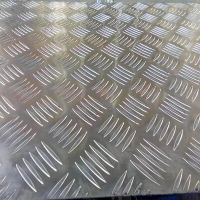 5 Bar Aluminum Checkered Plate 4x8 Sheet 3mm ASTM B209 Anti Slip Tread Plate Factory Direct