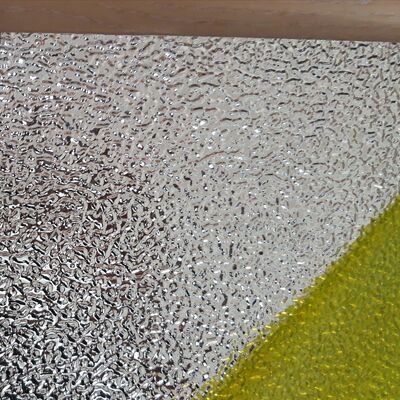 Lamp Panel 0.4mm Mirror embossed Aluminum Sheet For Luminaries Industries