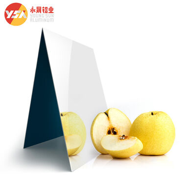 Mirror Aluminum Sheet 1050 1060 3003 85-95% Reflectivity Anti-Corrosion 1 Ton MOQ Factory Direct Price
