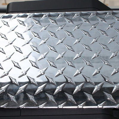 5052 6061 Diamond Aluminum Plate  Anti Slip Plate For Stair Tread Truck Floor