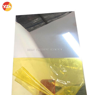 1000 3003 High Gloss Mirror Aluminum Sheet For Lighting Reflector Display Cabinet Elevator Decoration