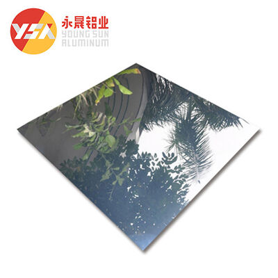 1000 3003 High Gloss Mirror Aluminum Sheet For Lighting Reflector Display Cabinet Elevator Decoration