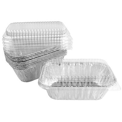 1lb Aluminum Foil Mini Loaf Pans With Lids Small Tin Foil Bread Pan