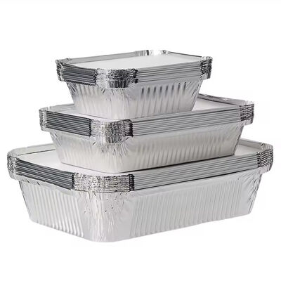57.4 Fl Oz Aluminum Casserole Pan Disposable Casserole Containers