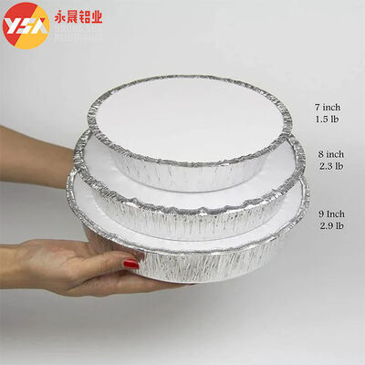 7 Inch Foil Pans With Lids Round Foil Trays Pizza Pie Pan With Clear Lid