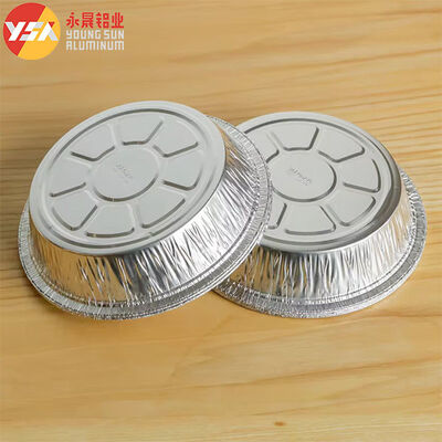 Round Foil Pans with Lids Freezer & Oven Safe Baking Cooking Roasting One - Time