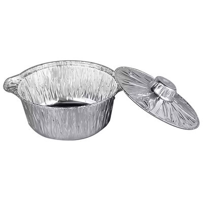 Picnic Aluminum Foil Pots Takeout Disposable Tin Foil Pan with Lids