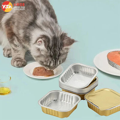 100ml 240ml 300ml Foil Food Containers For Pets​ Airtight​ Aluminum Foil Sealing Lids