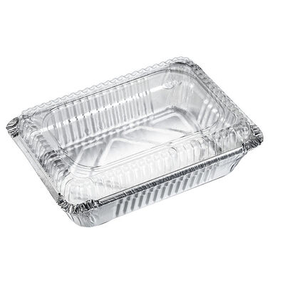 20ft Oblong Aluminum Food Foil Container Disposable Foil Trays With Foil Lid