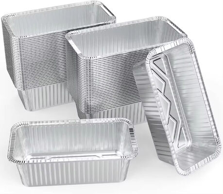 6.8 Oz Rectangular Mini Cup Disposable Aluminum Foil Cake Loaf Pan
