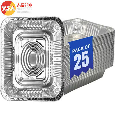Aluminum Disposable Tray Aluminum Foil Plate Oblong Round Square Shape