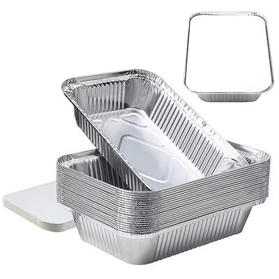 Aluminum Foil Baking Tray Disposable Fast Food Box Take Away Container