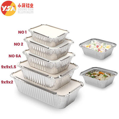 10 20 50 PCS Food Grade Disposable Small Aluminum Foil Food Containers With Lids