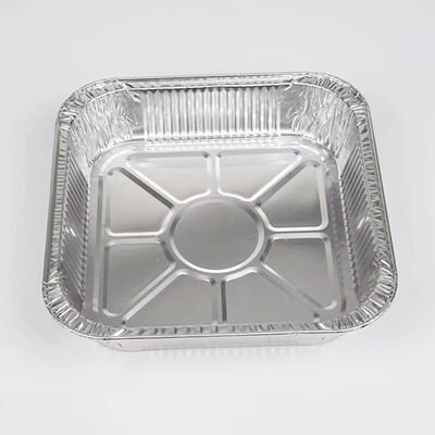 Large Supply Takeaway Food Packaging Container Aluminum Foil Pan Food Storage