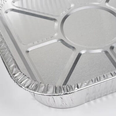 Large Supply Takeaway Food Packaging Container Aluminum Foil Pan Food Storage