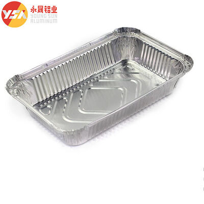 8389 Aluminum Container 210*140*38mm Serving Trays 800ml 1000 Pieces