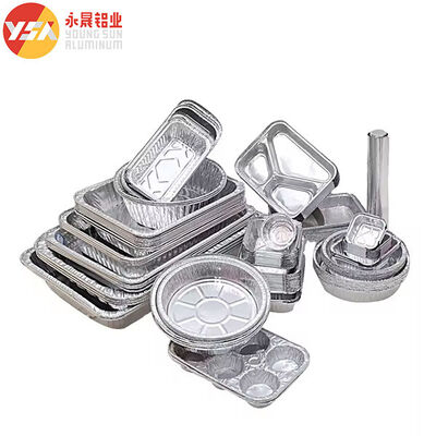 Disposable BBQ Takeaway Foil Pans Tin Box Barbecue Aluminum Foil Lunch Box