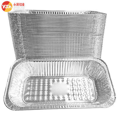 1/3 Size Foil Steam Table Pan Lid - 100/Case​ F2619 Rectangular Aluminum Foil Containers
