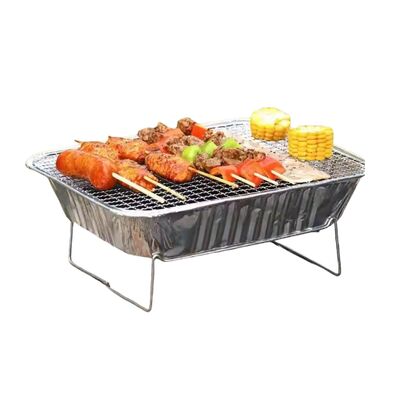 Disposable Coal Grill 48x31x6cm Instant Mini Charcoal BBQ Grill