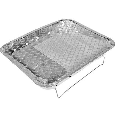 Aluminum Charcoal Grill Camping Outdoor Instant Barbeque Disposable BBQ Grill