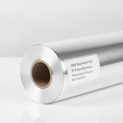 Oem Aluminum Foil Containing 97 Percent Content Perfect for Pharmaceutical Packaging and Heat Insulation Applications