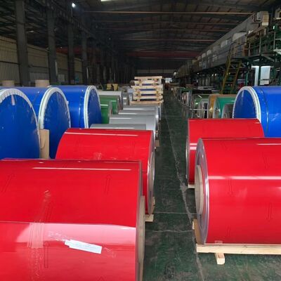 10mm To 1600mm T3 T8 3105 Color Coated Aluminum Coils