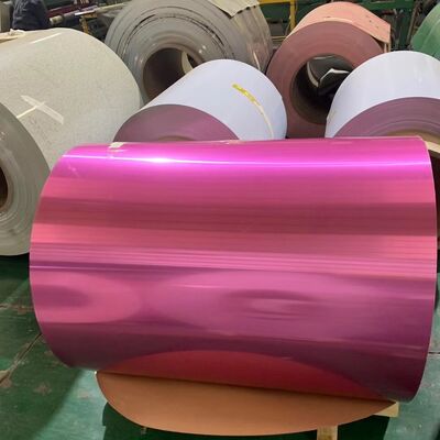 1600mm 5052 Coated Aluminum Sheet Metal Coil Roll With Logo Custom