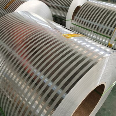 Glass Spacer Zebra Striped 1500mm Color Coated Aluminum Coil